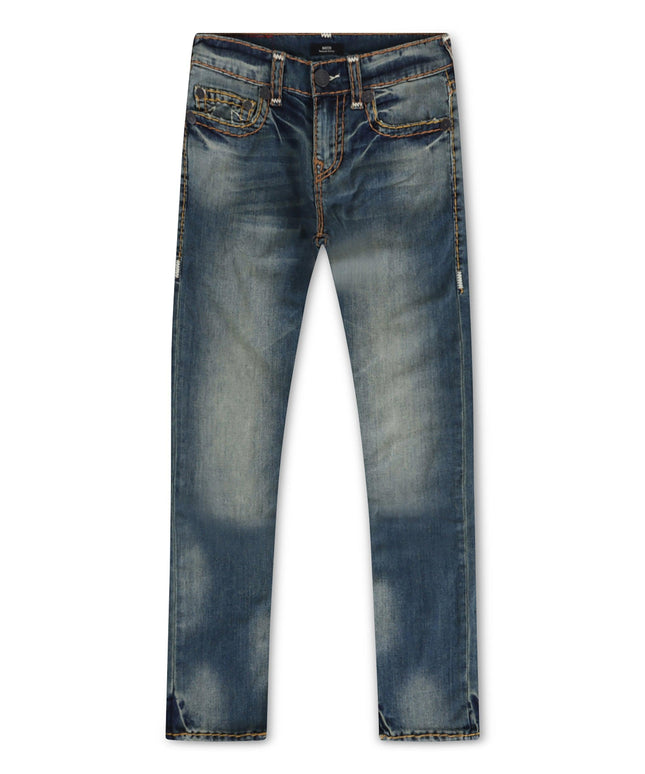 TRUE RELIGION ROCCO SUPER T SKINNY JEANS - MEDIUM WASH TRUE RELIGION