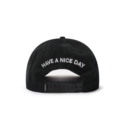 Market Studios Badge 6 Panel Hat - Black