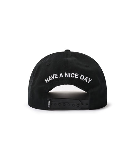 Market Studios Badge 6 Panel Hat - Black