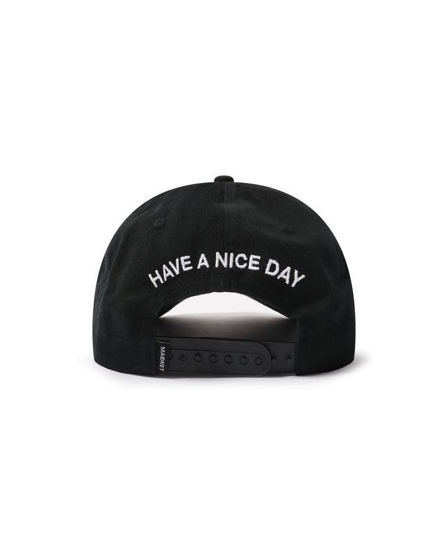 Market Studios Badge 6 Panel Hat - Black