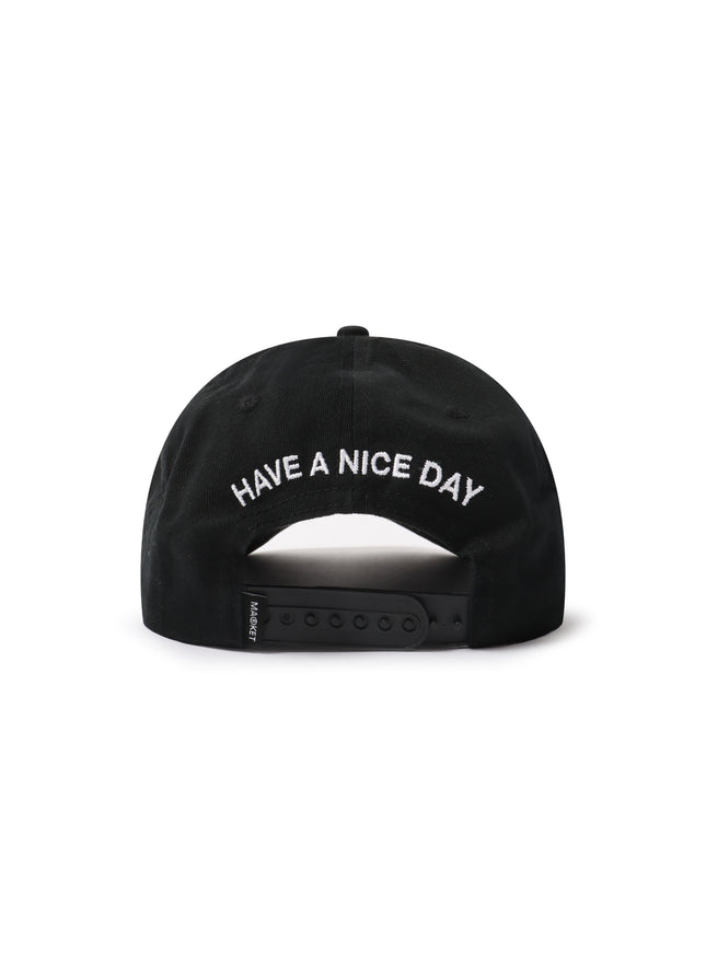 Market Studios Badge 6 Panel Hat - Black