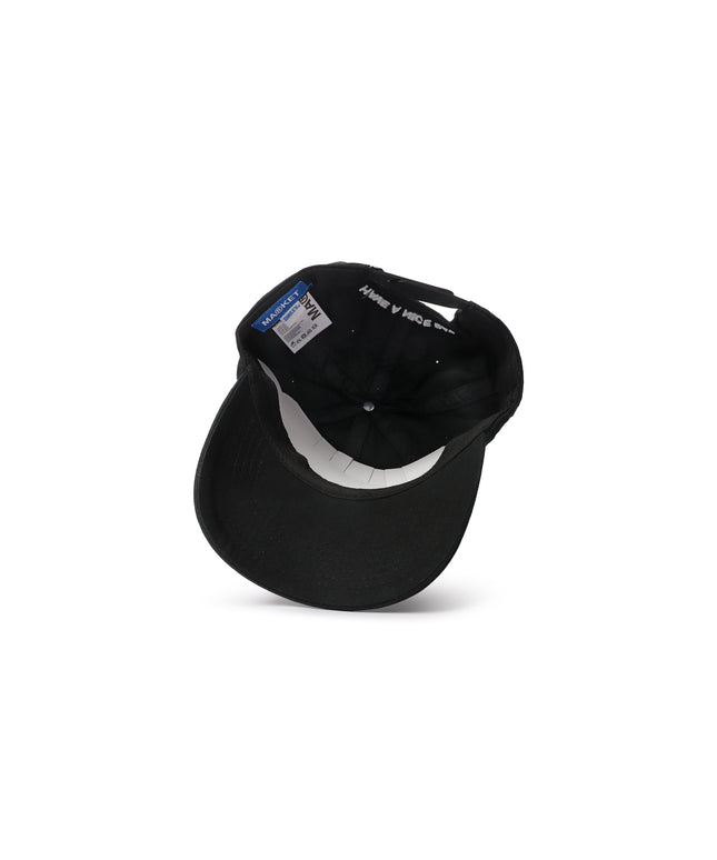 Market Studios Badge 6 Panel Hat - Black