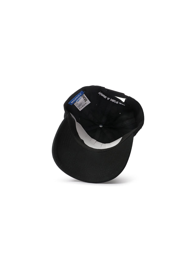 Market Studios Badge 6 Panel Hat - Black