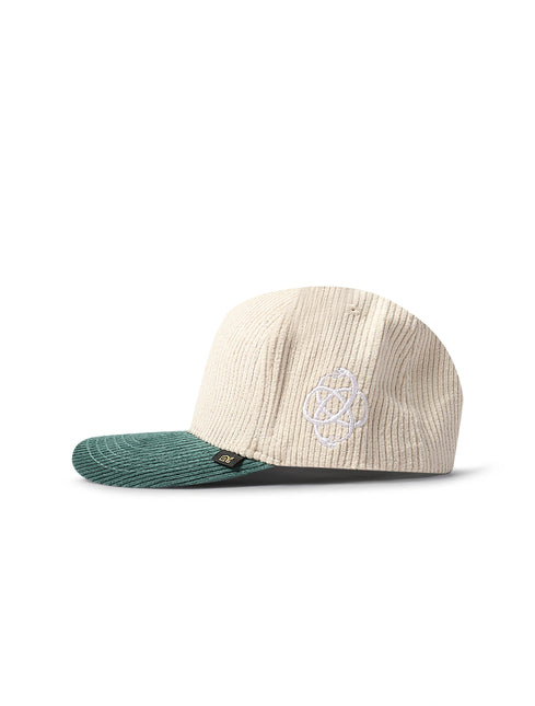 Reference Paradise La Corduroy Hat - Cream/Green