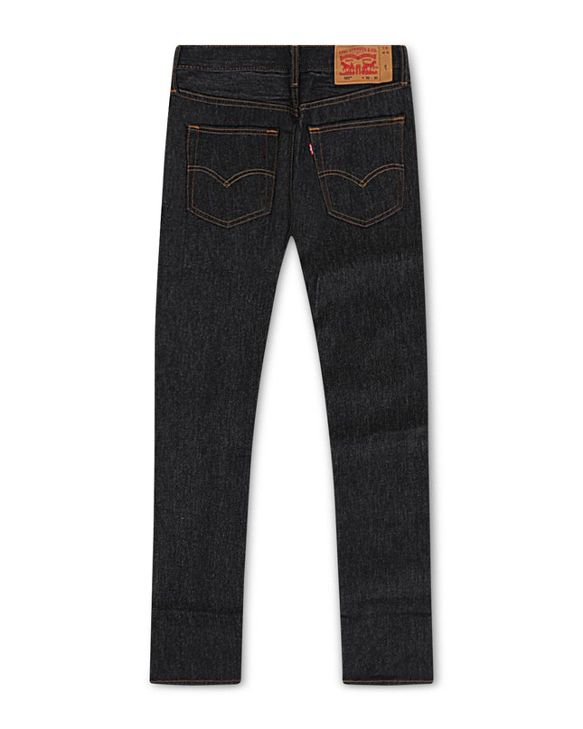 Levis 501 Originals Black Rigid Stf Jeans - Denim Exchange 