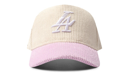 Reference Paradise La Corduroy Hat - Cream/Lavender