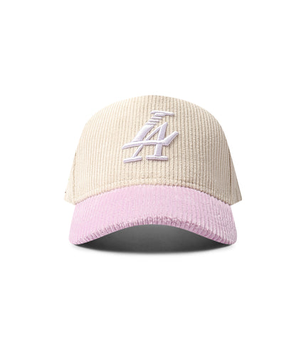 Reference Paradise La Corduroy Hat - Cream/Lavender