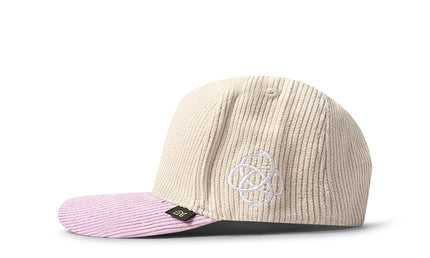 Reference Paradise La Corduroy Hat - Cream/Lavender
