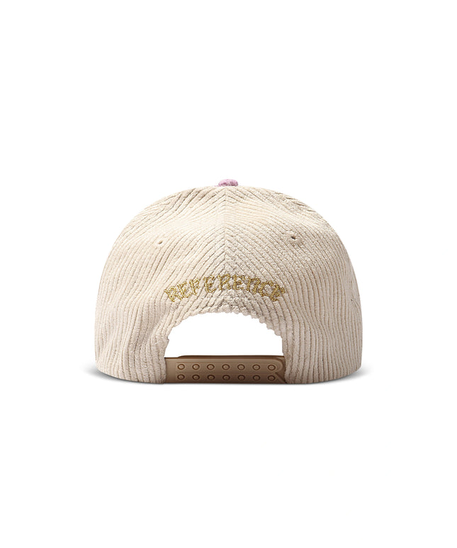 Reference Paradise La Corduroy Hat - Cream/Lavender