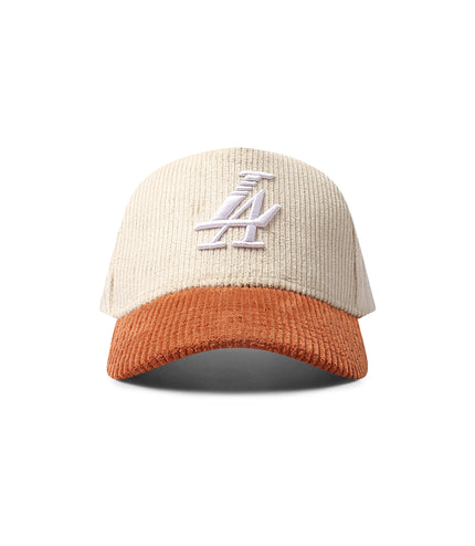 Reference Paradise La Corduroy Hat - Cream/Caramel