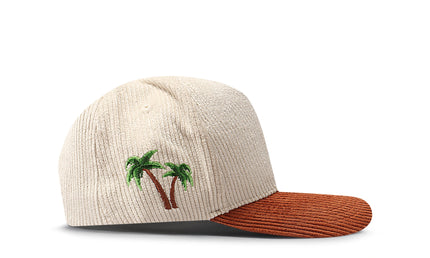 Reference Paradise La Corduroy Hat - Cream/Caramel