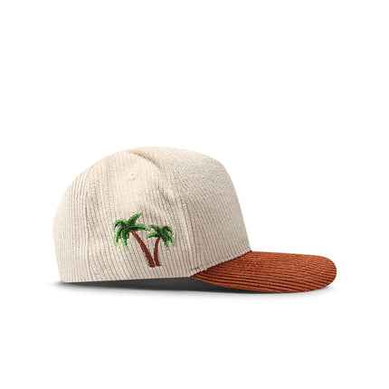 Reference Paradise La Corduroy Hat - Cream/Caramel