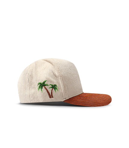 Reference Paradise La Corduroy Hat - Cream/Caramel