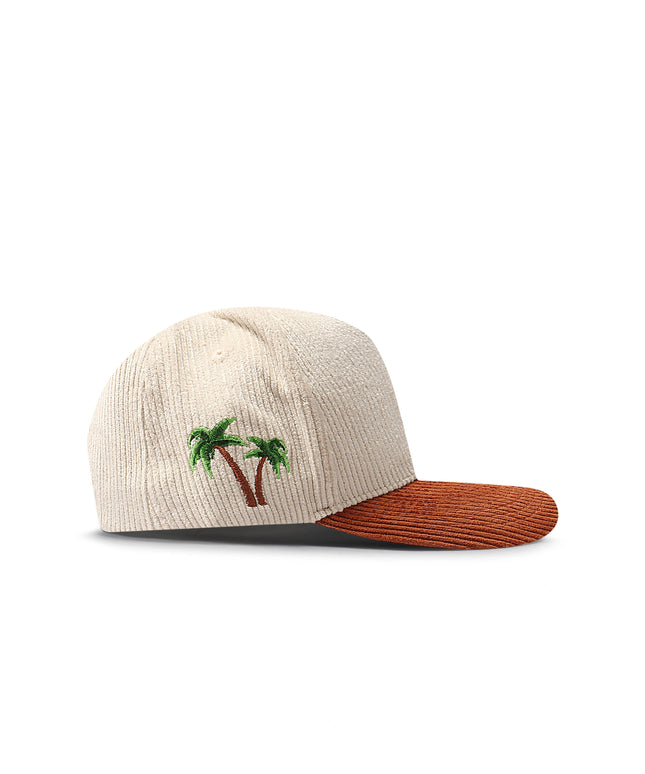 Reference Paradise La Corduroy Hat - Cream/Caramel