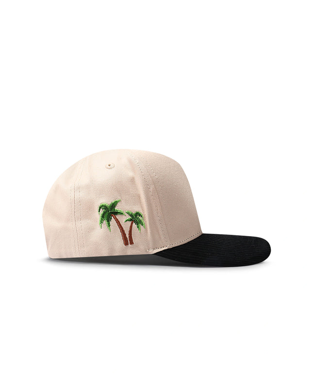 Reference Paradise La Crystals Hat - Cream/Black Corduroy