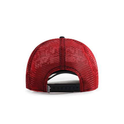 GOORIN BROS LEATHER CHERRY MUSTANG HAT - RED GOORIN BROS