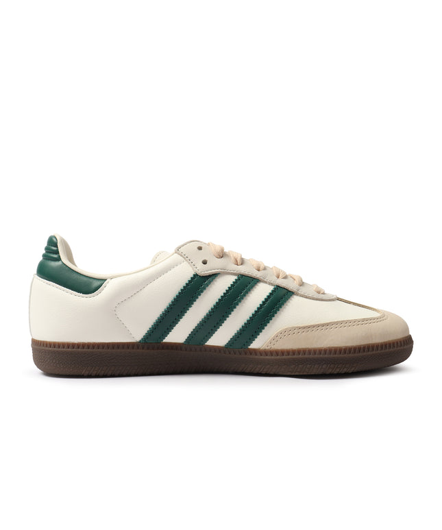 Adidas Womens Samba OG - White/Green Sand