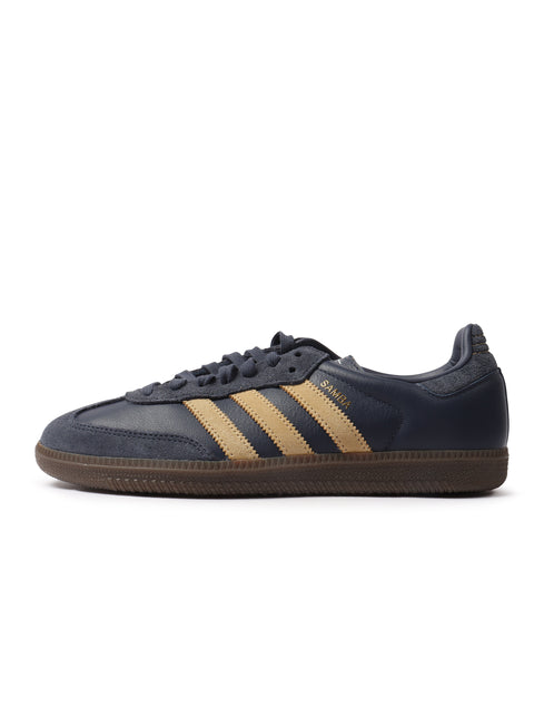 adidas Samba OG Shoes - Men's - Shadow Navy Blue / Golden Beige / Gum - 11 adidas Samba OG Shoes - Men's - Shadow Navy Blue / Golden Beige / Gum - 11