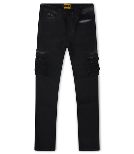 GFTD LA VIRGO JEANS - JET BLK GFTD LA