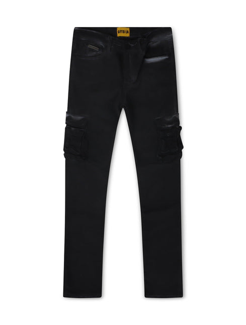 GFTD LA VIRGO JEANS - JET BLK GFTD LA