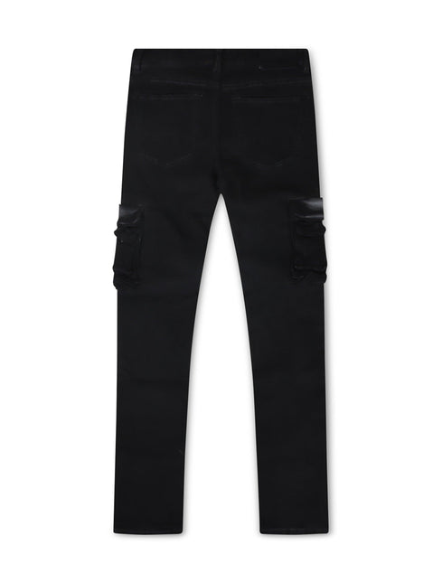 GFTD LA VIRGO JEANS - JET BLK GFTD LA