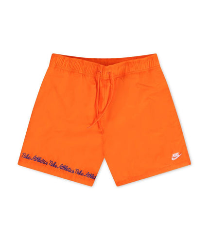 NIKE MENS SPORTSWEAR CLUB FLOW SHORTS - ORANGE NIKE