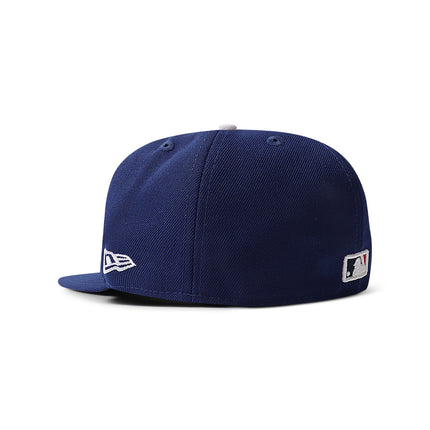 New Era 5950 LA Dodgers Post Season 2025 Fitted Hat - Blue - Denim Exchange