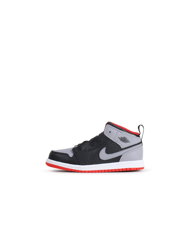 AIR JORDAN (PS) 1 MID - BLACK CEMENT GREY AIR JORDAN