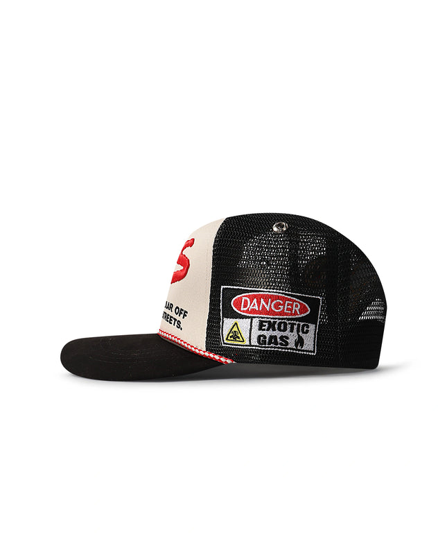 GasNYC G.A.S. Trucker Hat - Cream/Black