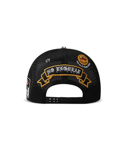GasNYC G.A.S. Trucker Hat - Cream/Black