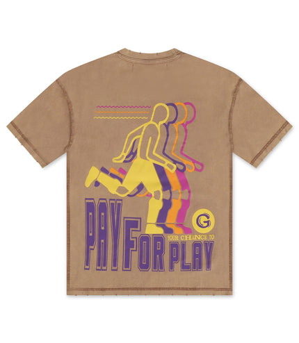 GALA ORIGINAL PAY FOR PLAY TEE - SEPIA VINTAGE GALA ORIGINAL