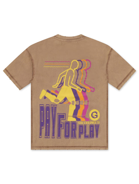 GALA ORIGINAL PAY FOR PLAY TEE - SEPIA VINTAGE GALA ORIGINAL