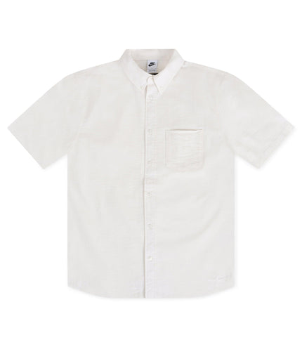 NIKE MENS SEERSUCKER BUTTON DOWN SHIRT - PHANTOM NIKE