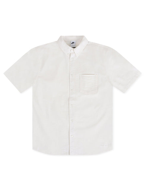 NIKE MENS SEERSUCKER BUTTON DOWN SHIRT - PHANTOM NIKE