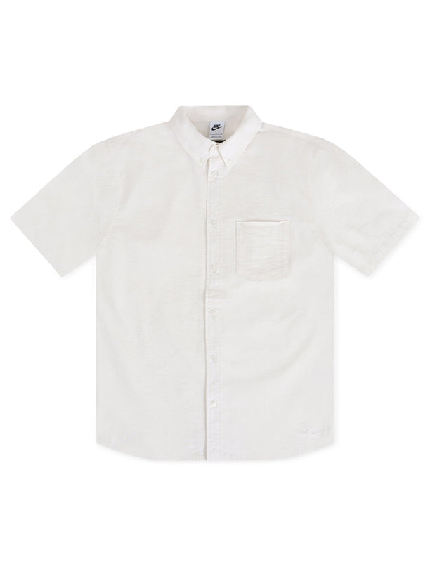 NIKE MENS SEERSUCKER BUTTON DOWN SHIRT - PHANTOM NIKE