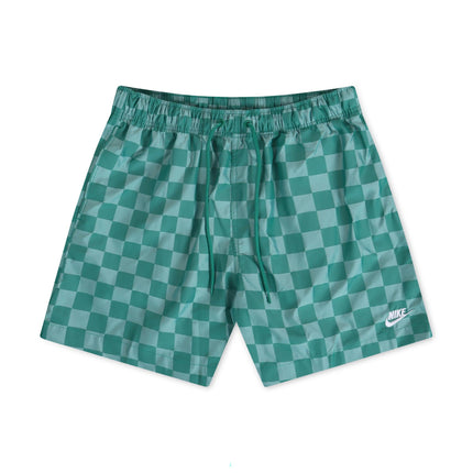 NIKE MENS CLUB SHORTS - CHECKERED GREEN NIKE