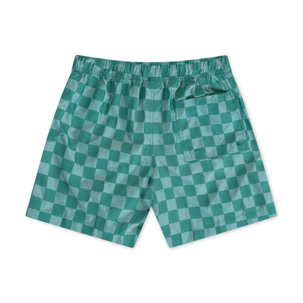 NIKE MENS CLUB SHORTS - CHECKERED GREEN NIKE