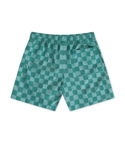 NIKE MENS CLUB SHORTS - CHECKERED GREEN NIKE