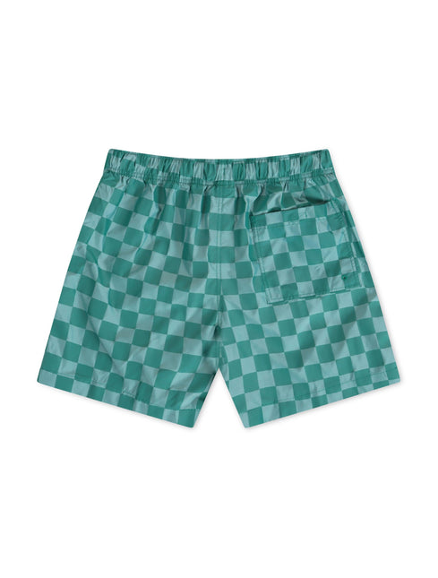 NIKE MENS CLUB SHORTS - CHECKERED GREEN NIKE