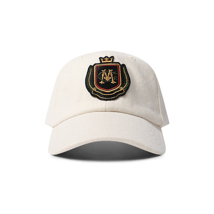 Malbon Crest Dad Hat - Canvas - denim exchange