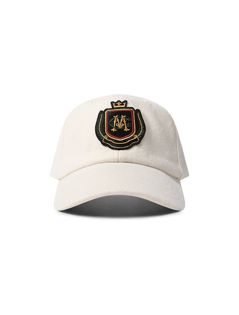 Malbon Crest Dad Hat - Canvas - denim exchange