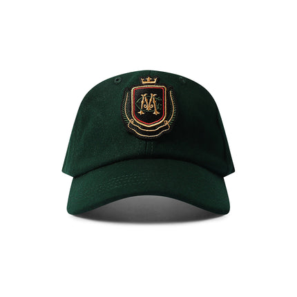 Malbon Crest Dad Hat - Myrtle - denim exchange