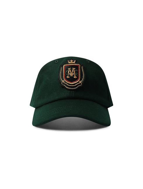 Malbon Crest Dad Hat - Myrtle - denim exchange