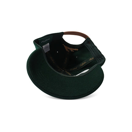 Malbon Crest Dad Hat - Myrtle - denim exchange