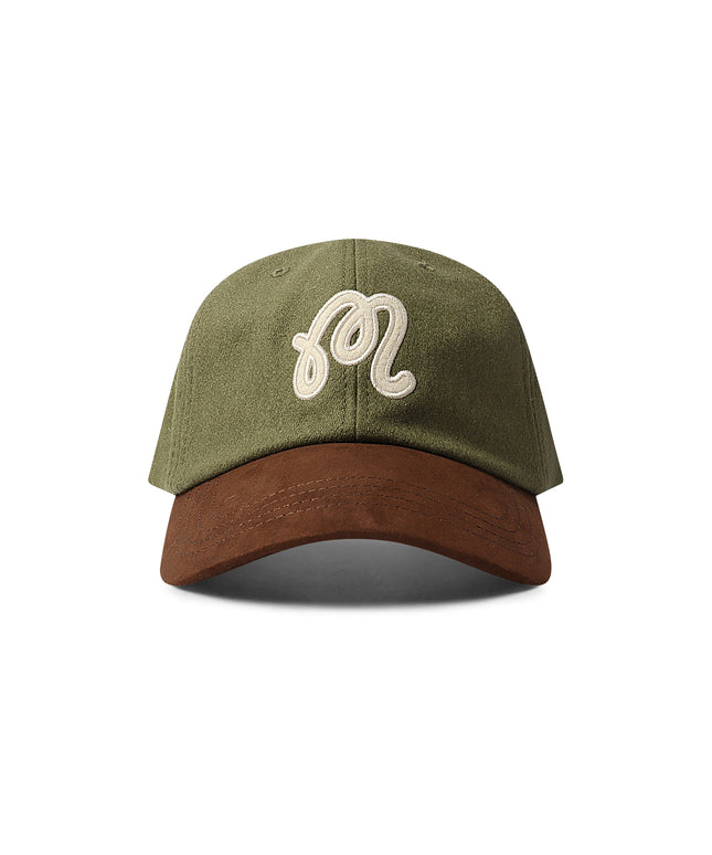 Malbon Script Dad Hat - Olivine