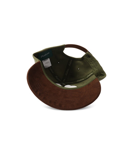 Malbon Script Dad Hat - Olivine