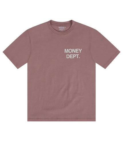 MONEY DEPT. GRAPHIC TEE - MAUVE/CREAM MONEY DEPT