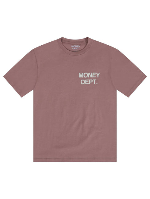 MONEY DEPT. GRAPHIC TEE - MAUVE/CREAM MONEY DEPT