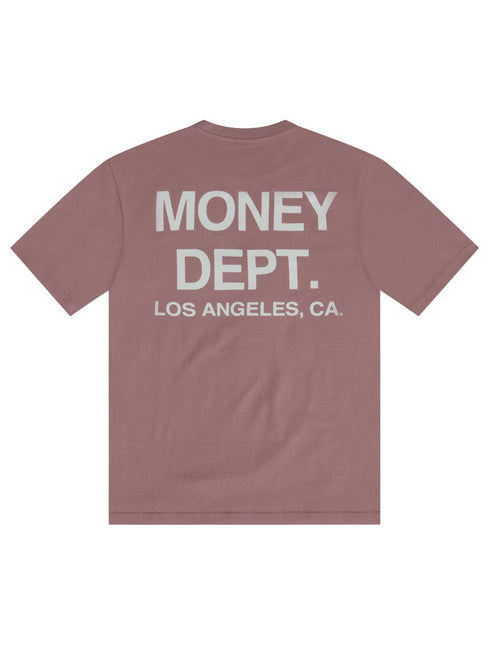 MONEY DEPT. GRAPHIC TEE - MAUVE/CREAM MONEY DEPT