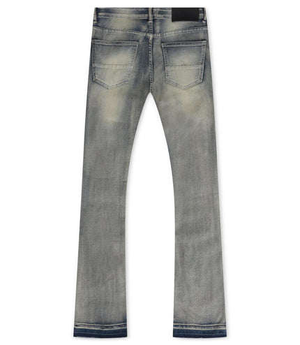 AJENDA STACKED JEANS - LIGHT WASH AJENDA